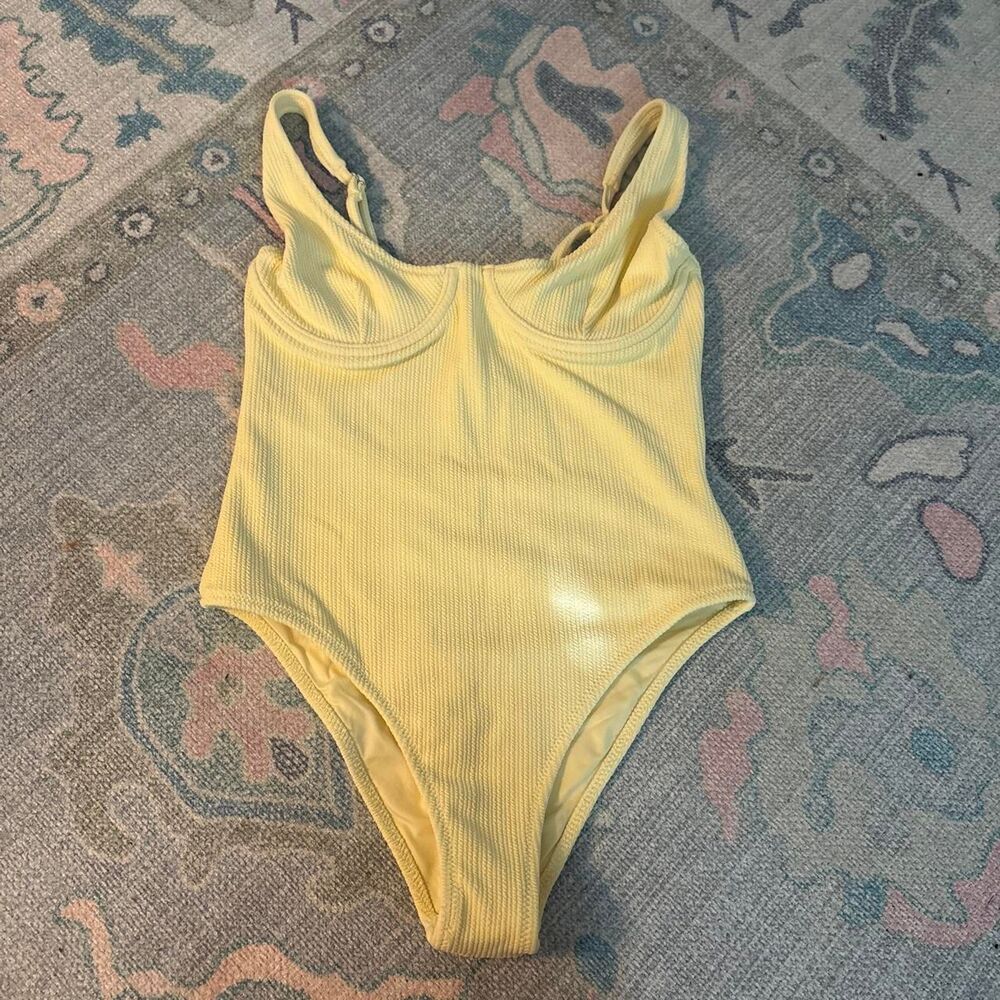 Unbranded Women's Yellow Swimsuit-one-piece